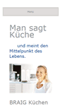Mobile Screenshot of braig-kuechen.de