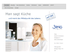 Tablet Screenshot of braig-kuechen.de